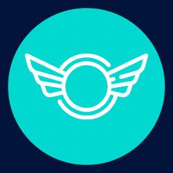command wings icon in circle